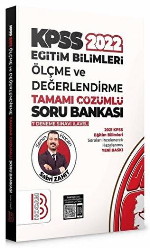 2022 KPSS Eğitim Bilimleri Ölçme Değerlendirme Soru Bankası Çözümlü - 1