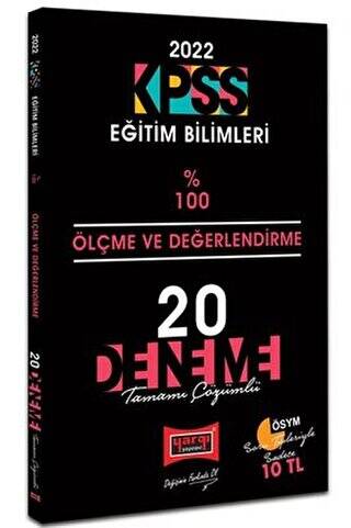 2022 KPSS Eğitim Bilimleri Ölçme Ve Değerlendirme Tamamı Çözümlü 20 Deneme - 1