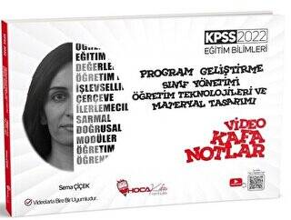 2022 KPSS Eğitim Bilimleri Program Geliştirme Sınıf Yönetimi Video Kafa Notlar - 1