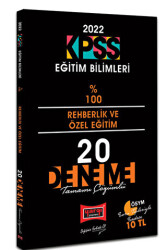 2022 KPSS Eğitim Bilimleri Rehberlik ve Özel Eğitim Tamamı Çözümlü 20 Deneme - 1