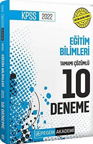 2022 KPSS Eğitim Bilimleri Tamamı Çözümlü 10 Deneme - 1