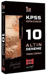 2022 KPSS Eğitim Bilimleri Tamamı Çözümlü Fasikül Fasikül 10 Altın Deneme - 1