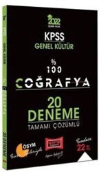 2022 KPSS Genel Kültür %100 Coğrafya Tamamı Çözümlü 20 Deneme - 1