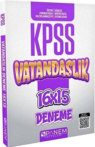 2022 KPSS Genel Kültür Çözümlü Vatandaşlık 16x15 Deneme - 1