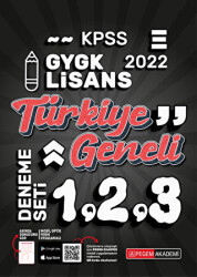 2022 KPSS Genel Yetenek Genel Kültür 1-2-3 3`lü Deneme - 1