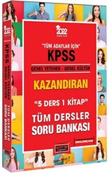 2022 KPSS Genel Yetenek Genel Kültür 5 Ders 1 Kitap Kazandıran Tüm Dersler Soru Bankası - 1