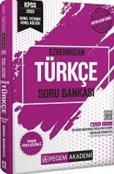 2022 KPSS Genel Yetenek Genel Kültür Ezberbozan Türkçe Soru Bankası - 1