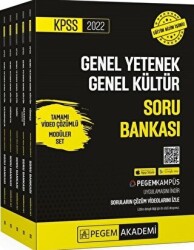 2022 KPSS Genel Yetenek Genel Kültür Tamamı Video Çözümlü Soru Bankası Modüler Set 5 Kitap Takım - 1