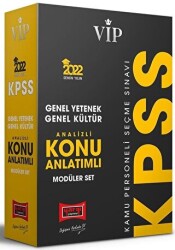 2022 KPSS Genel Yetenek Genel Kültür VİP Konu Anlatımlı Modüler Set Çözümlü - 1