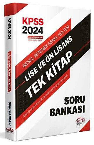 2022 KPSS Lise ve Önlisans Tek Kitap Soru Bankası - 1