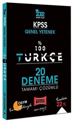 2022 KPSS Genel Yetenek Türkçe Tamamı Çözümlü 20 Deneme - 1