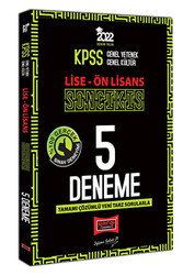 2022 KPSS GY GK Lise Ön Lisans Son Çıkış Tamamı Çözümlü 5 Deneme - 1