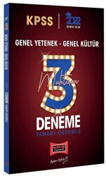 2022 KPSS GY GK Tamamı Çözümlü Muhteşem 3 Deneme - 1