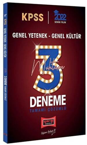 2022 KPSS GY GK Tamamı Çözümlü Muhteşem 3 Deneme - 1