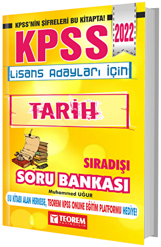 2022 KPSS Lisans Adayları İçin Sıra Dışı Tarih Soru Bankası - 1