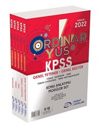 2022 KPSS Lisans Genel Yetenek Genel Kültür Konu Anlatımlı Modüler Set 5 Kitap Takım - 1