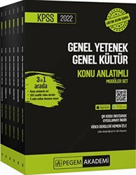 2022 KPSS Lisans Mezunları İçin Genel Yetenek Genel Kültür Konu Anlatımlı Modüler Set 6 Kitap Takım En Güncel Video Dersler + 5 Adet Online Deneme Sınavı - 1