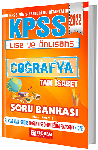 2022 KPSS Lise Ön Lisans Coğrafya Tam İsabet Soru Bankası - 1