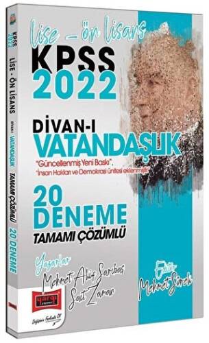 2022 KPSS Lise Ön Lisans Divanı Vatandaşlık Tamamı Çözümlü 20 Deneme - 1