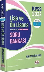 2022 KPSS Lise Ön Lisans GYGK Soru Bankası - 1