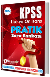 2022 KPSS Lise Önlisans Pratik Soru Bankası - 1