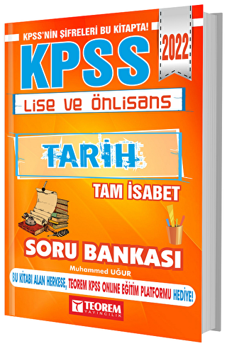 2022 KPSS Lise ve Önlisans Tam İsabet Tarih Soru Bankası - 1