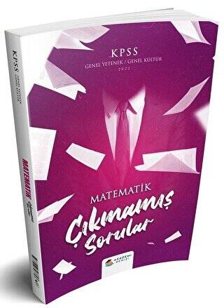 2022 KPSS Matematik Çıkmamış Sorular Soru Bankası - 1