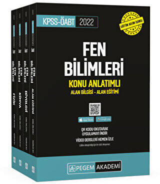 2022 KPSS-ÖABT Fen Bilimleri Konu Anlatımlı Alan Bilgisi - Alan Eğitimi - 1