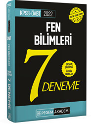 2022 KPSS-ÖABT Fen Bilimleri Tamamı Çözümlü 7 Deneme - 1