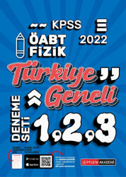 2022 KPSS ÖABT Fizik 1-2-3 3`lü Deneme - 1