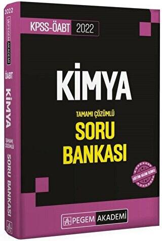 2022 KPSS ÖABT Kimya Tamamı Çözümlü Soru Bankası - 1