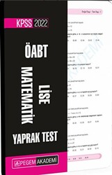 2022 KPSS ÖABT Lise Matematik Yaprak Test - 1