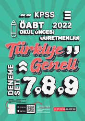 2022 KPSS ÖABT Okul Öncesi 7-8-9 Türkiye Geneli 3`lü Deneme - 1