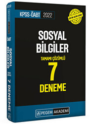 2022 KPSS ÖABT Sosyal Bilgiler 7 Deneme - 1