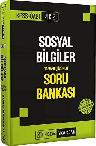 2022 KPSS ÖABT Sosyal Bilgiler Tamamı Çözümlü Soru Bankası - 1