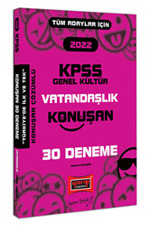 2022 KPSS Tüm Adaylar İçin Genel Kültür Vatandaşlık Konuşan 30 Deneme - 1