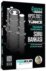 2022 KPSS Türkçe ÖSYM Ne Sorar Soru Bankası Çözümlü - 1