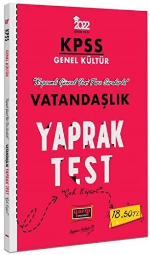 2022 KPSS Vatandaşlık Yaprak Test Çek Kopart - 1