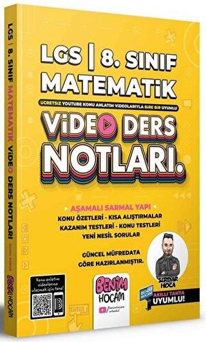 2022 LGS 8. Sınıf Matematik Video Ders Notları Konu Anlatımı - 1