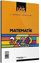 2022 LGS Matematik 1. Dönem Konularına Göre 3x20 Deneme - 1