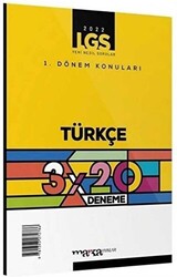 2022 LGS Türkçe 1. Dönem Konularına Göre 3x20 Deneme - 1