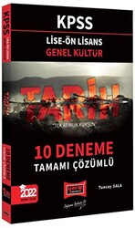 2022 Lise Ön Lisans Genel Kültür Tarih Tamamı Çözümlü 10 Deneme - 1