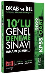 2022 ÖABT Din Kültürü ve Ahlak Bilgisi İmam Hatip Lisesi Tamamı Çözümlü 10`lu Genel Deneme Sınavı - 1