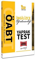 2022 ÖABT İngilizce Öğretmenliği Yaprak Test - 1