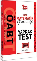 2022 ÖABT Lise Matematik Öğretmenliği Yaprak Test - 1