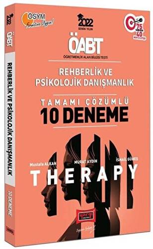 2022 ÖABT Rehberlik ve Psikolojik Danışmanlık Therapy Tamamı Çözümlü 10 Deneme - 1