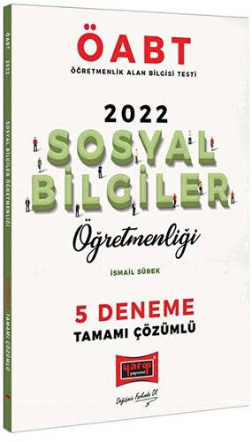 2022 ÖABT Sosyal Bilgiler Öğretmenliği Tamamı Çözümlü 5 Deneme - 1