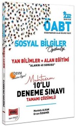 2022 ÖABT Sosyal Bilgiler Öğretmenliği Yan Bilimler Alan Eğitimi Tamamı Çözümlü Muhteşem 10’lu Deneme Sınavı - 1