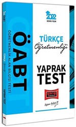 2022 ÖABT Türkçe Öğretmenliği Yaprak Test - 1