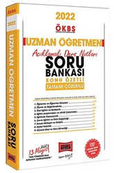 2022 ÖKBS Uzman Öğretmen Konu Özetli - Açıklamalı Ders Notları ve Tamamı Çözümlü Soru Bankası - 1